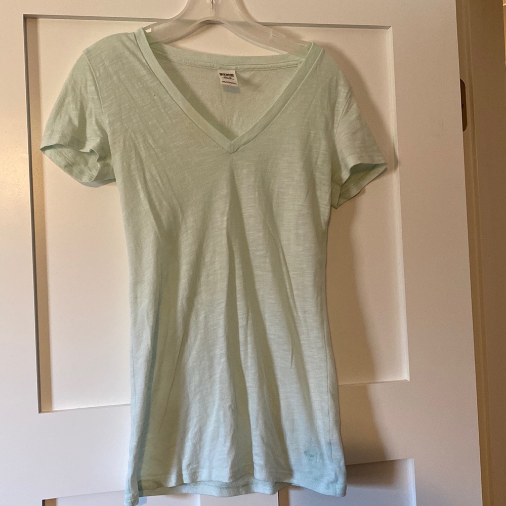 PINK V neck Tee